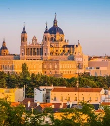 View of Madrid in Spain
