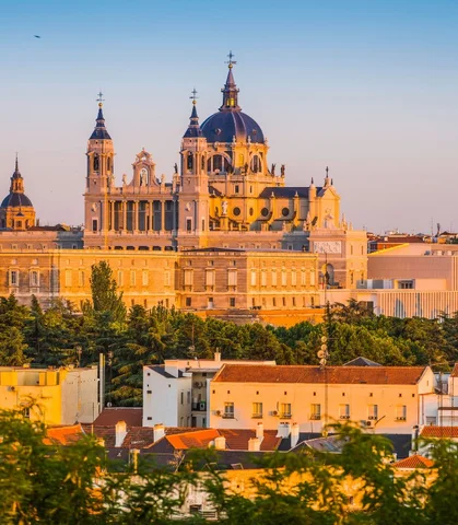 View of Madrid in Spain